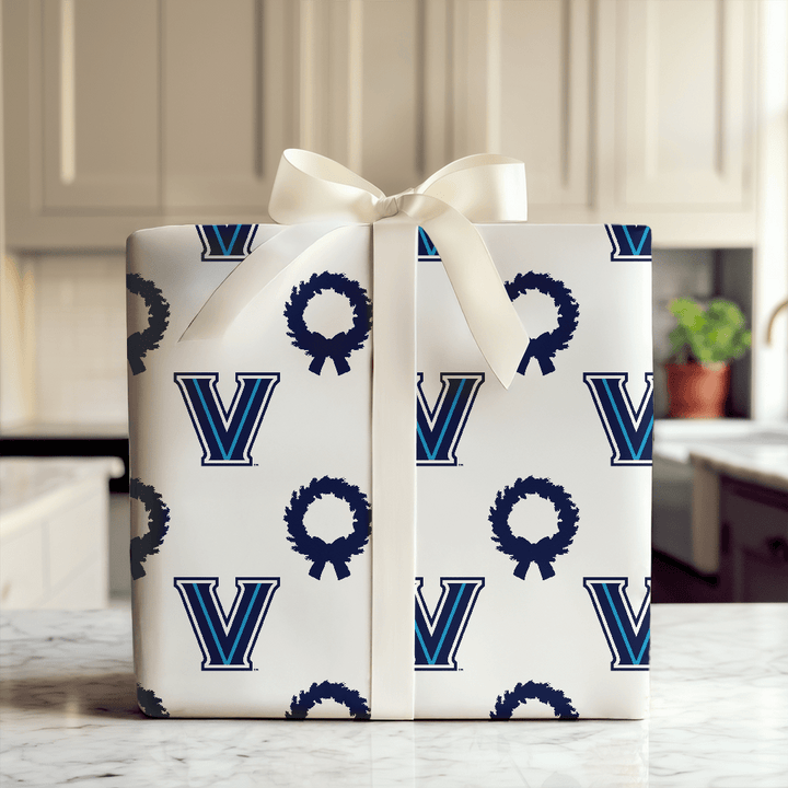 Villanova Wreath - Wrapping Paper - Aspen & Arlo