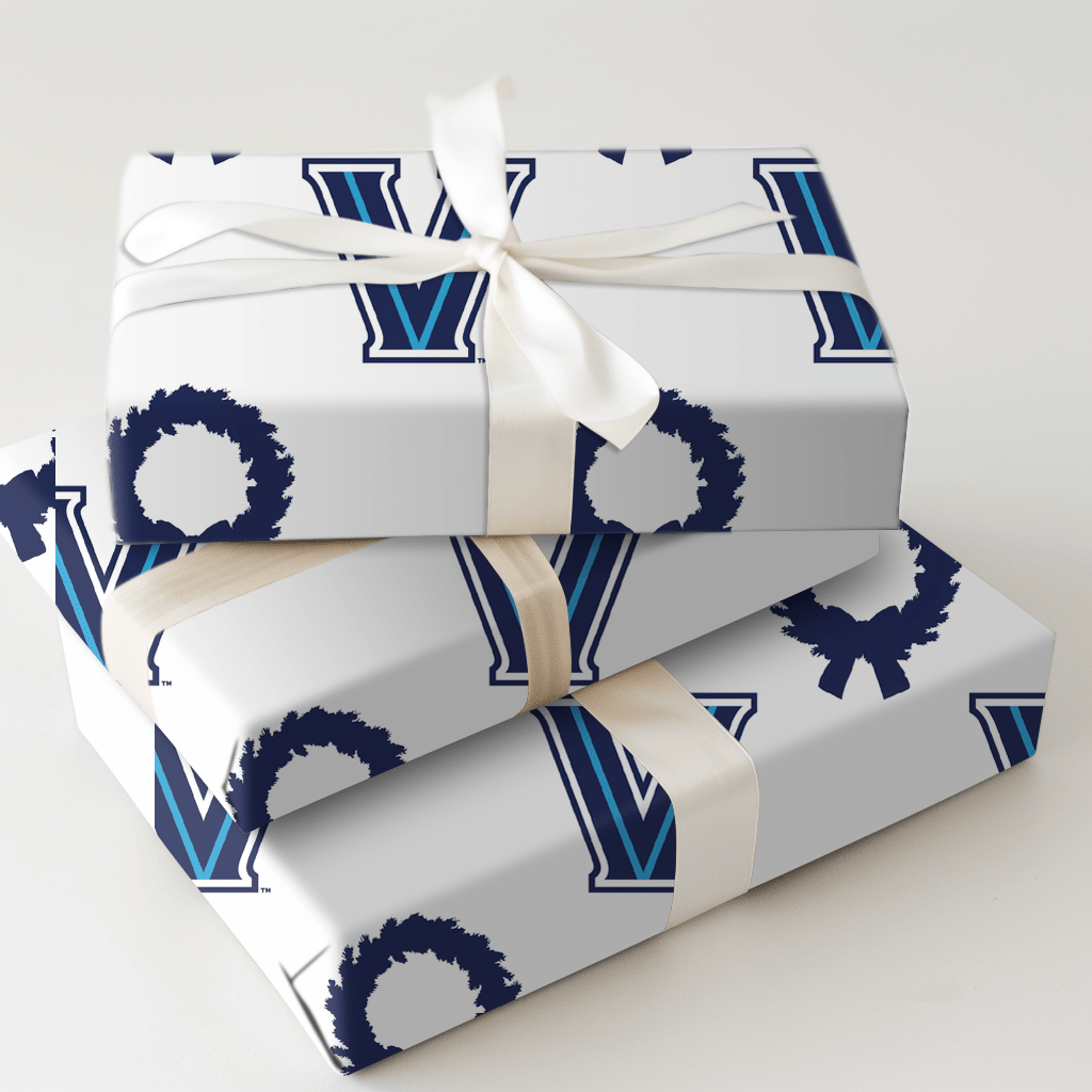 Villanova Wreath - Wrapping Paper - Aspen & Arlo