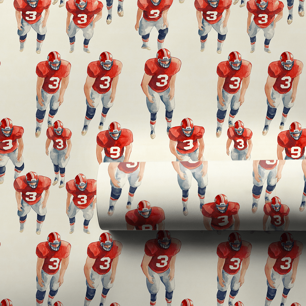 Fourth Down Fierce - Wrapping Paper - Aspen & Arlo