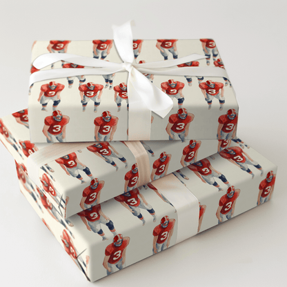 Fourth Down Fierce - Wrapping Paper - Aspen & Arlo
