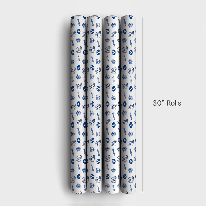 BYU Battle Helmet - Wrapping Paper - Aspen & Arlo