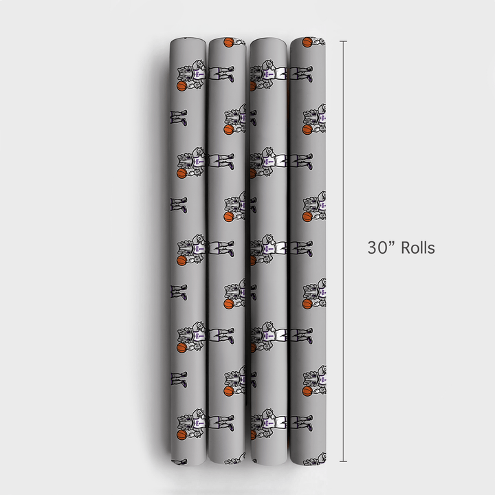 TCU Basketball Frog - Wrapping Paper - Aspen & Arlo