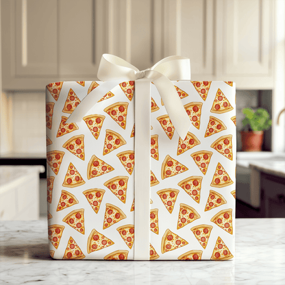 How Many Slices - Wrapping Paper - Aspen & Arlo