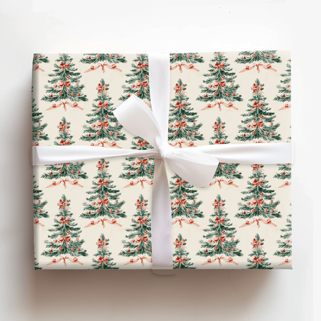 O Bow Holy Night - Wrapping Paper - Aspen & Arlo