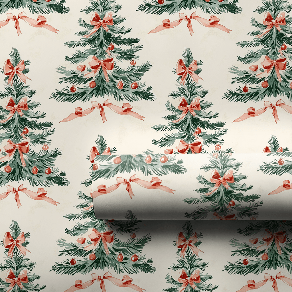 O Bow Holy Night - Wrapping Paper - Aspen & Arlo