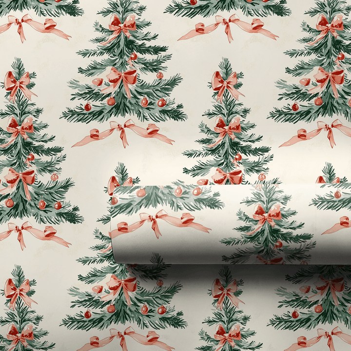 O Bow Holy Night - Wrapping Paper - Aspen & Arlo