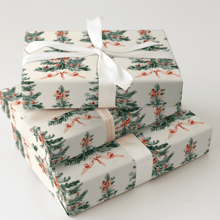 O Bow Holy Night - Wrapping Paper - Aspen & Arlo
