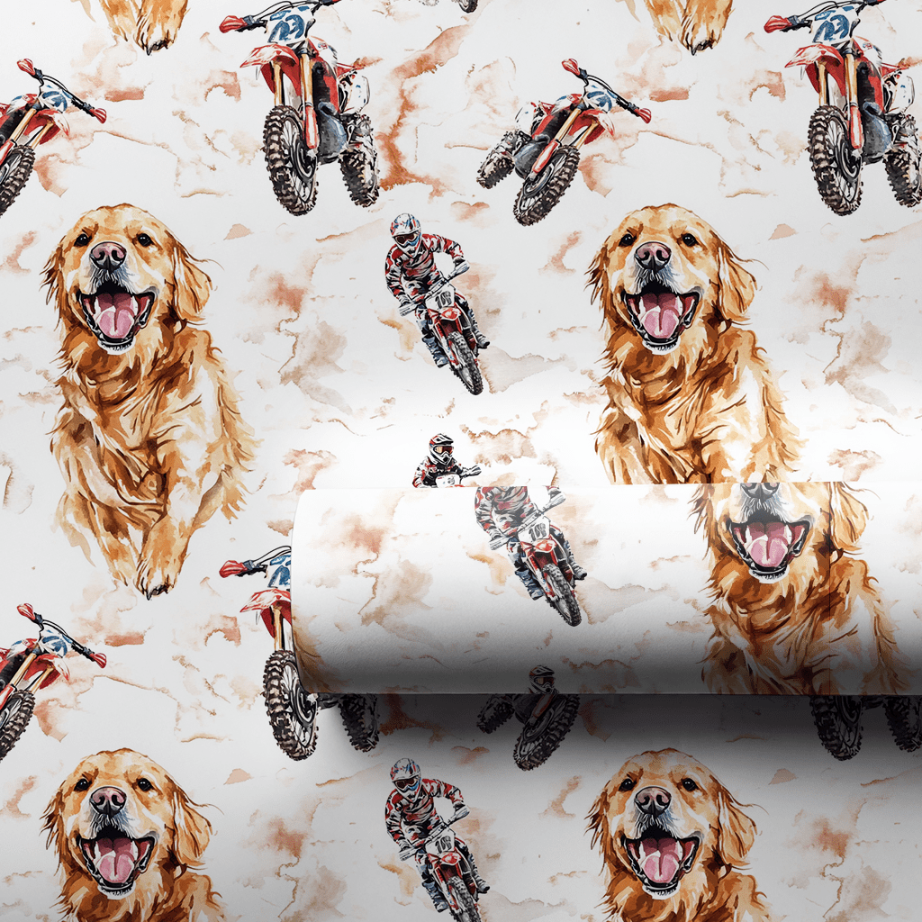 Catch Me in the Dirt - Wrapping Paper - Aspen & Arlo