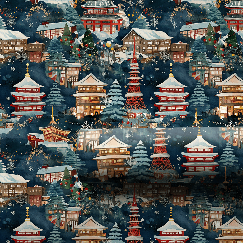 Holiday Hikari - Wrapping Paper - Aspen & Arlo