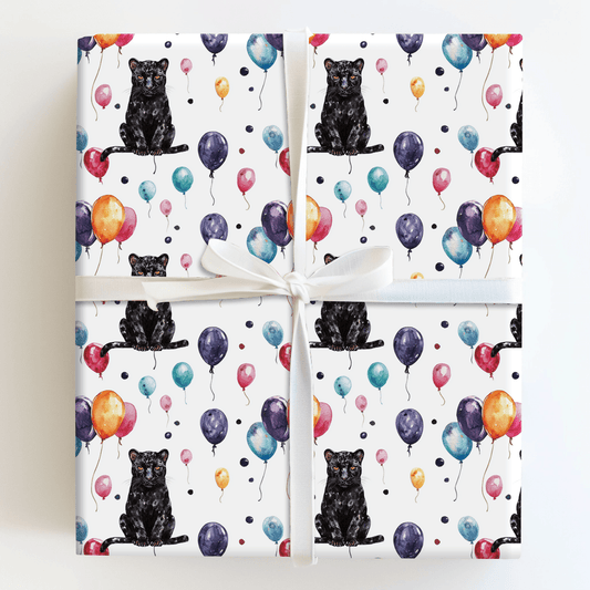 Party Like a Panther - Wrapping Paper - Aspen & Arlo