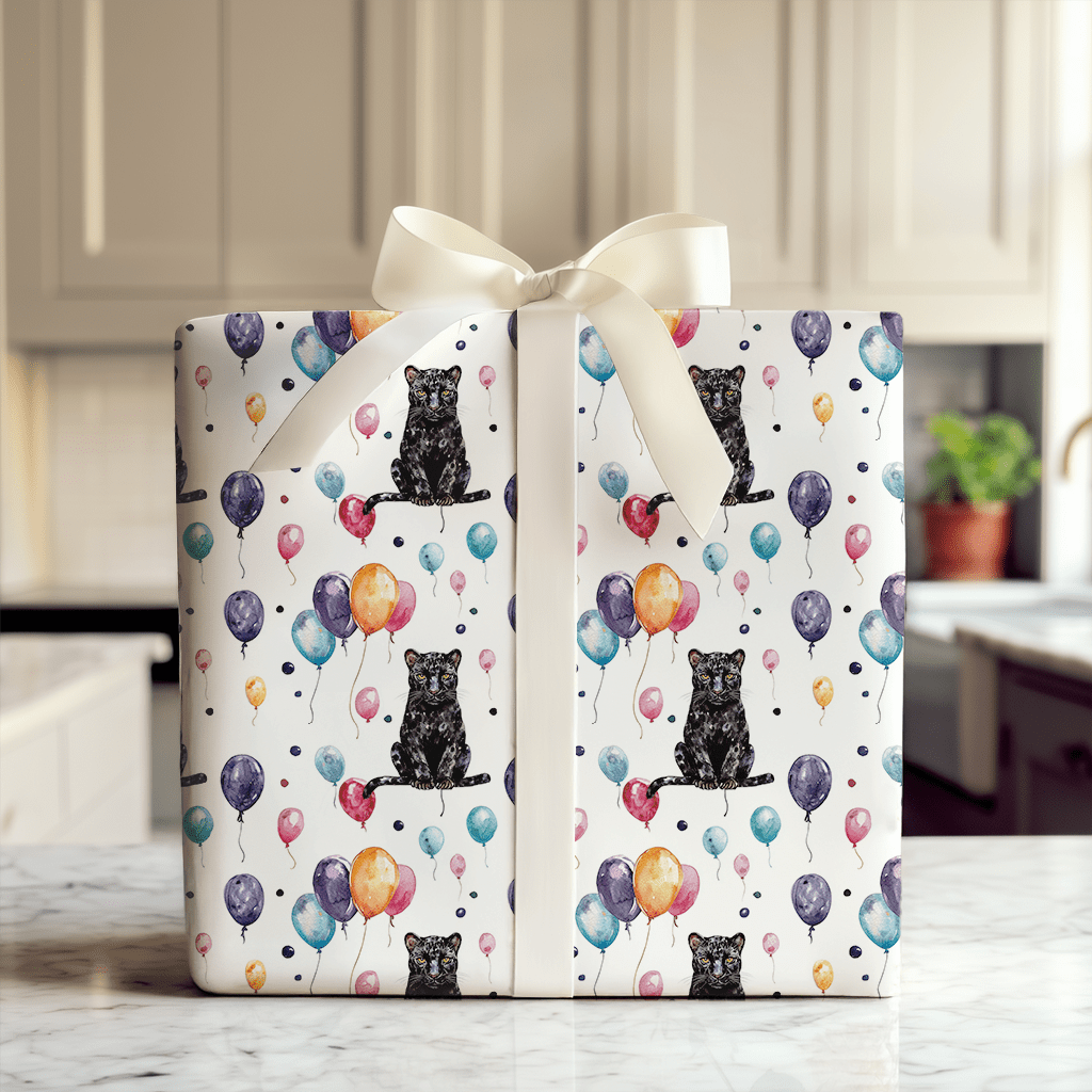 Party Like a Panther - Wrapping Paper - Aspen & Arlo
