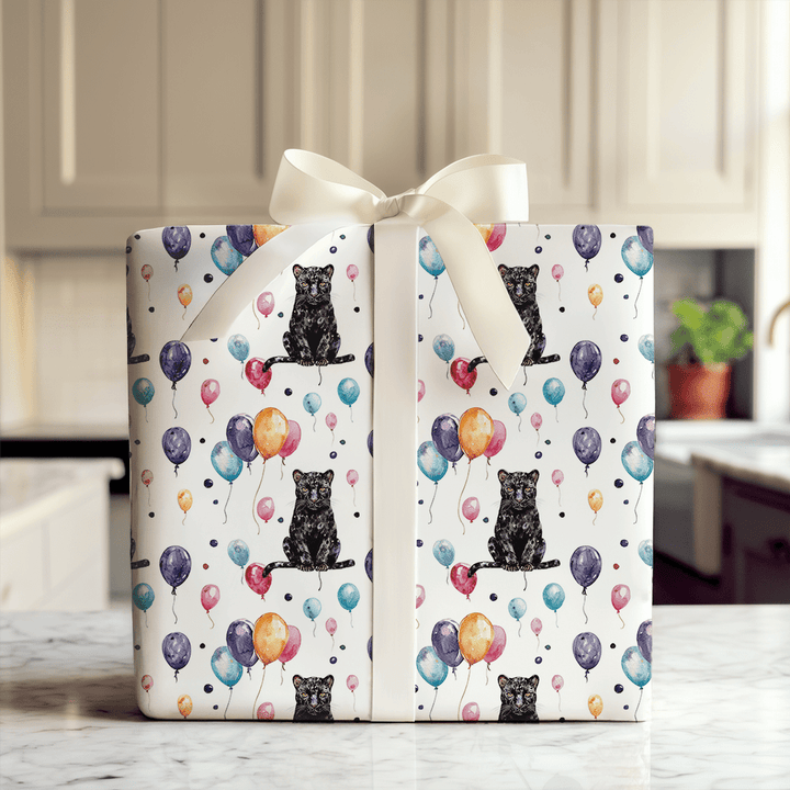 Party Like a Panther - Wrapping Paper - Aspen & Arlo