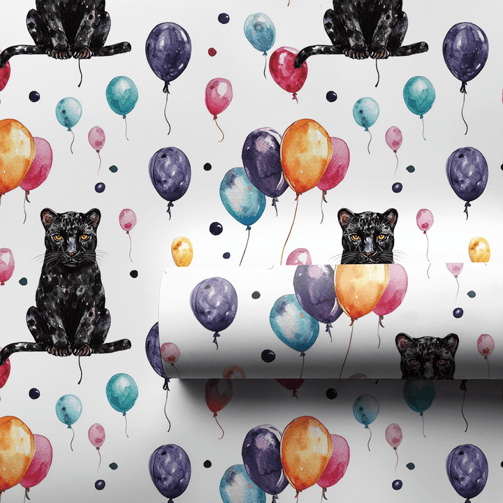 Party Like a Panther - Wrapping Paper - Aspen & Arlo