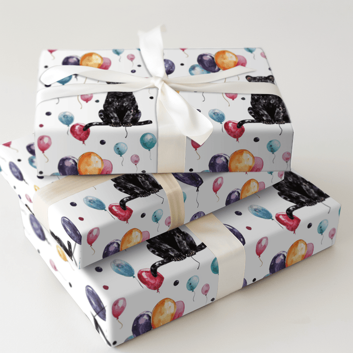 Party Like a Panther - Wrapping Paper - Aspen & Arlo