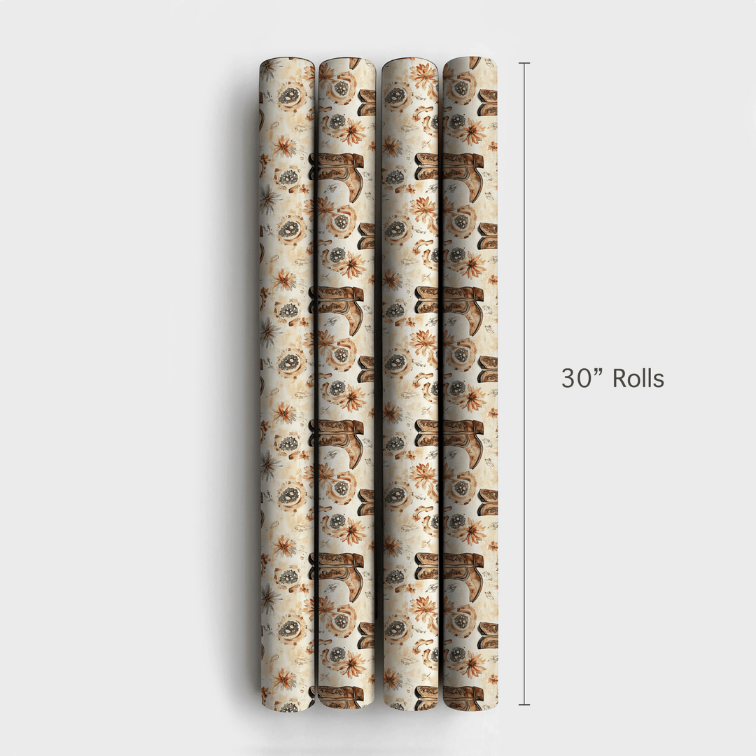 Howdy Heels - Wrapping Paper - Aspen & Arlo