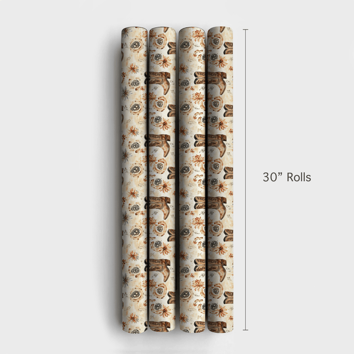 Howdy Heels - Wrapping Paper - Aspen & Arlo