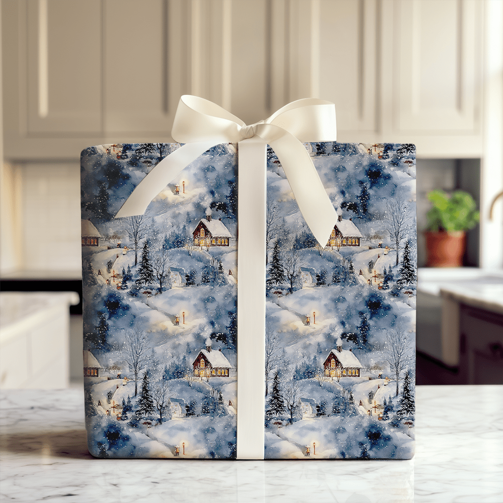 Dasher Dreams Sweetly - Wrapping Paper - Aspen & Arlo
