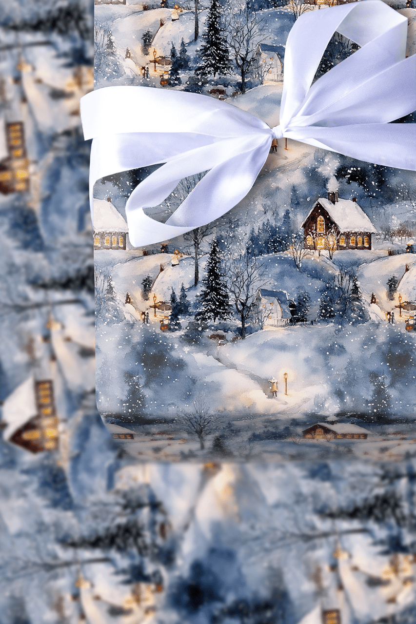 Dasher Dreams Sweetly - Wrapping Paper - Aspen & Arlo