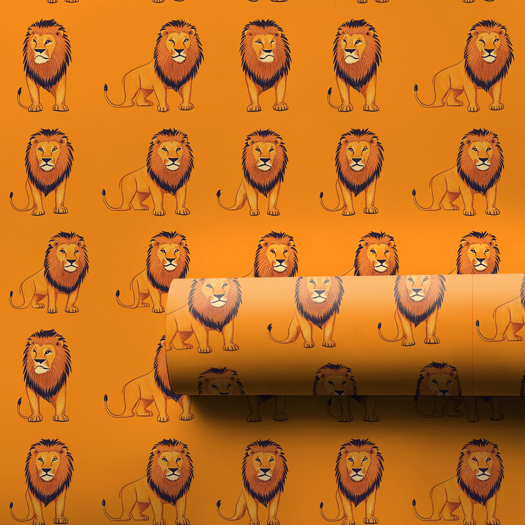 Crowned King - Wrapping Paper - Aspen & Arlo