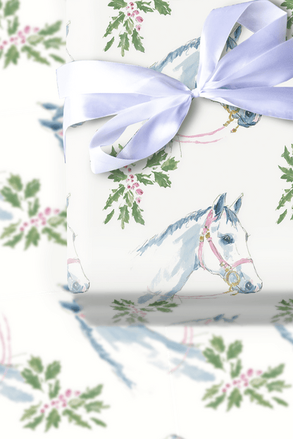 Blue Jeans Christmas - Wrapping Paper - Aspen & Arlo