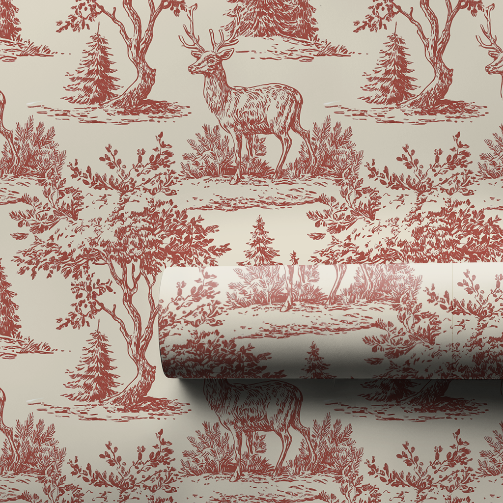 Lone Reindeer Red