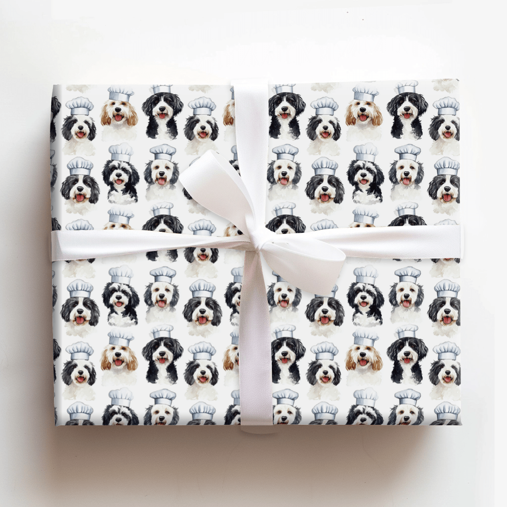 Cooking with the Bernadoodles - Wrapping Paper - Aspen & Arlo