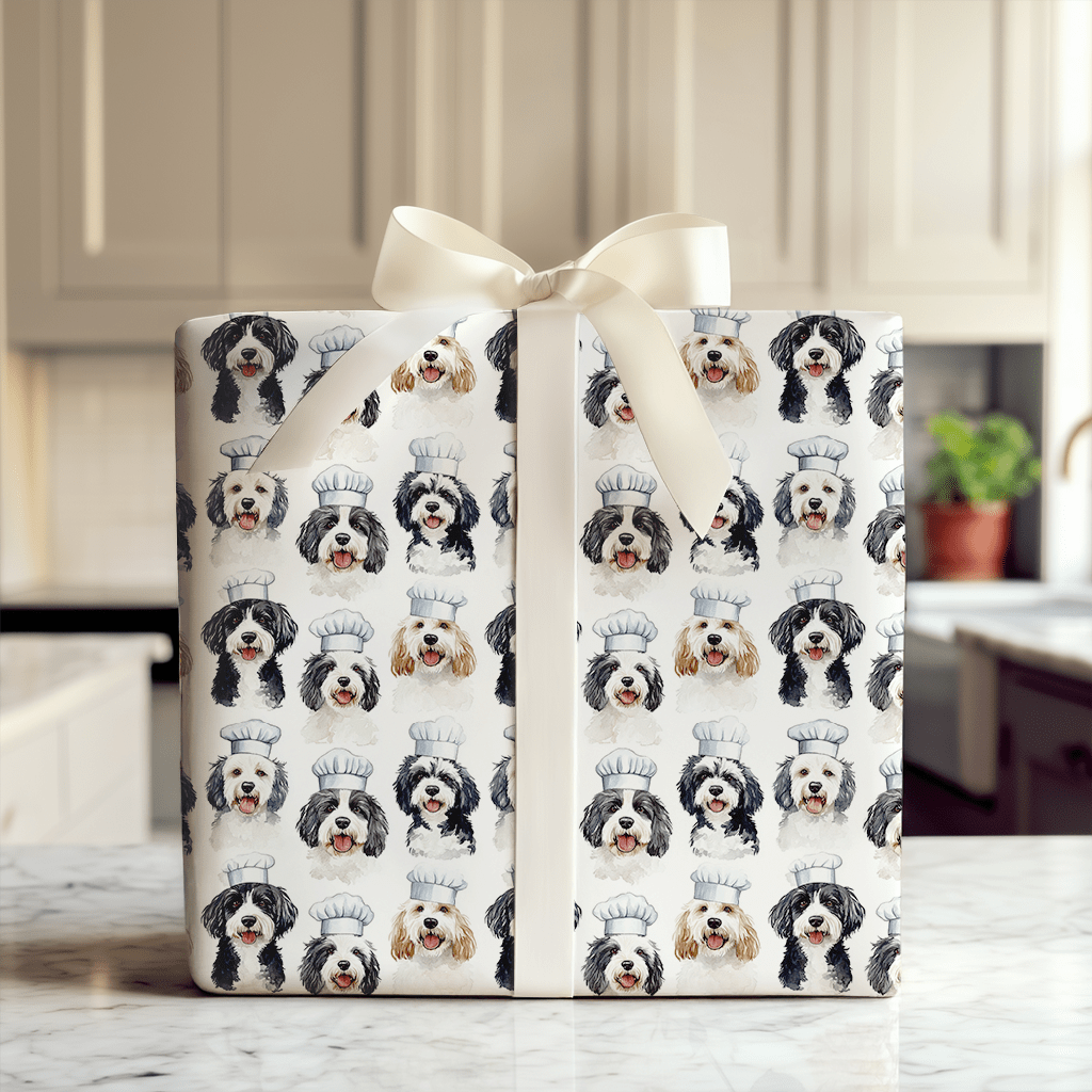Cooking with the Bernadoodles - Wrapping Paper - Aspen & Arlo