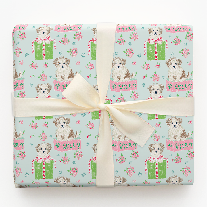 Havanese Holiday Blooms