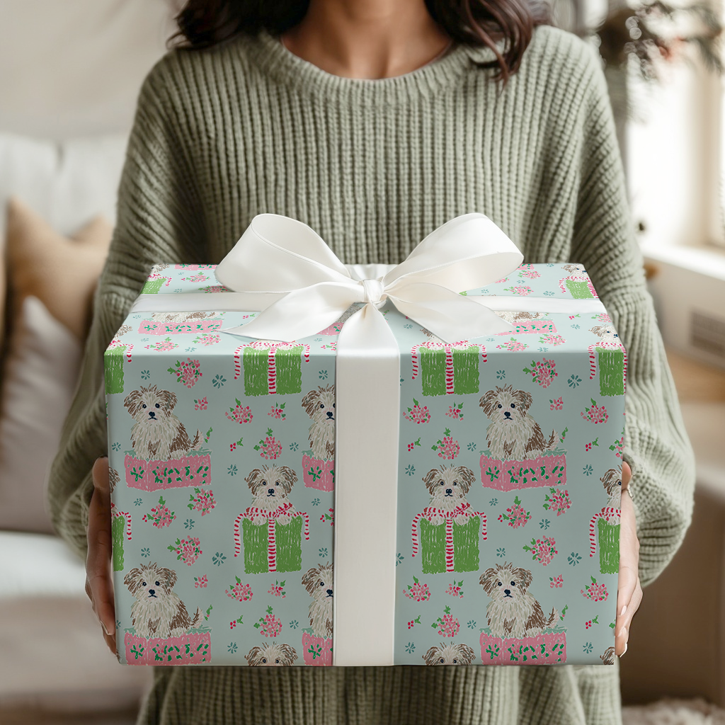 Havanese Holiday Blooms