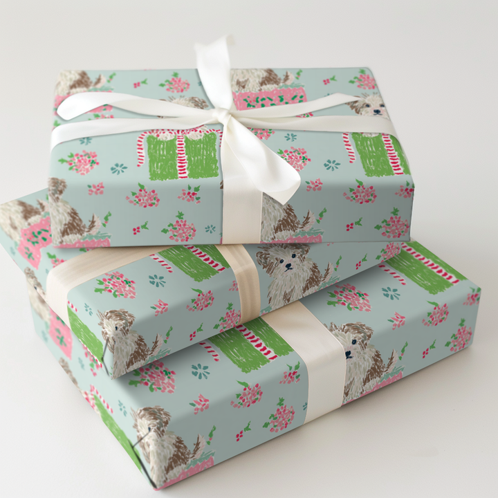 Havanese Holiday Blooms