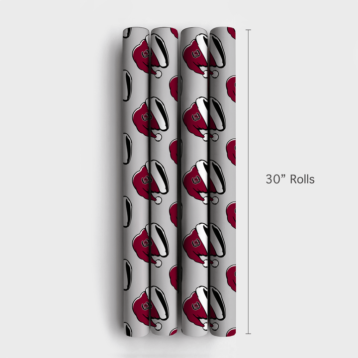 Cocky Claus - Wrapping Paper - Aspen & Arlo