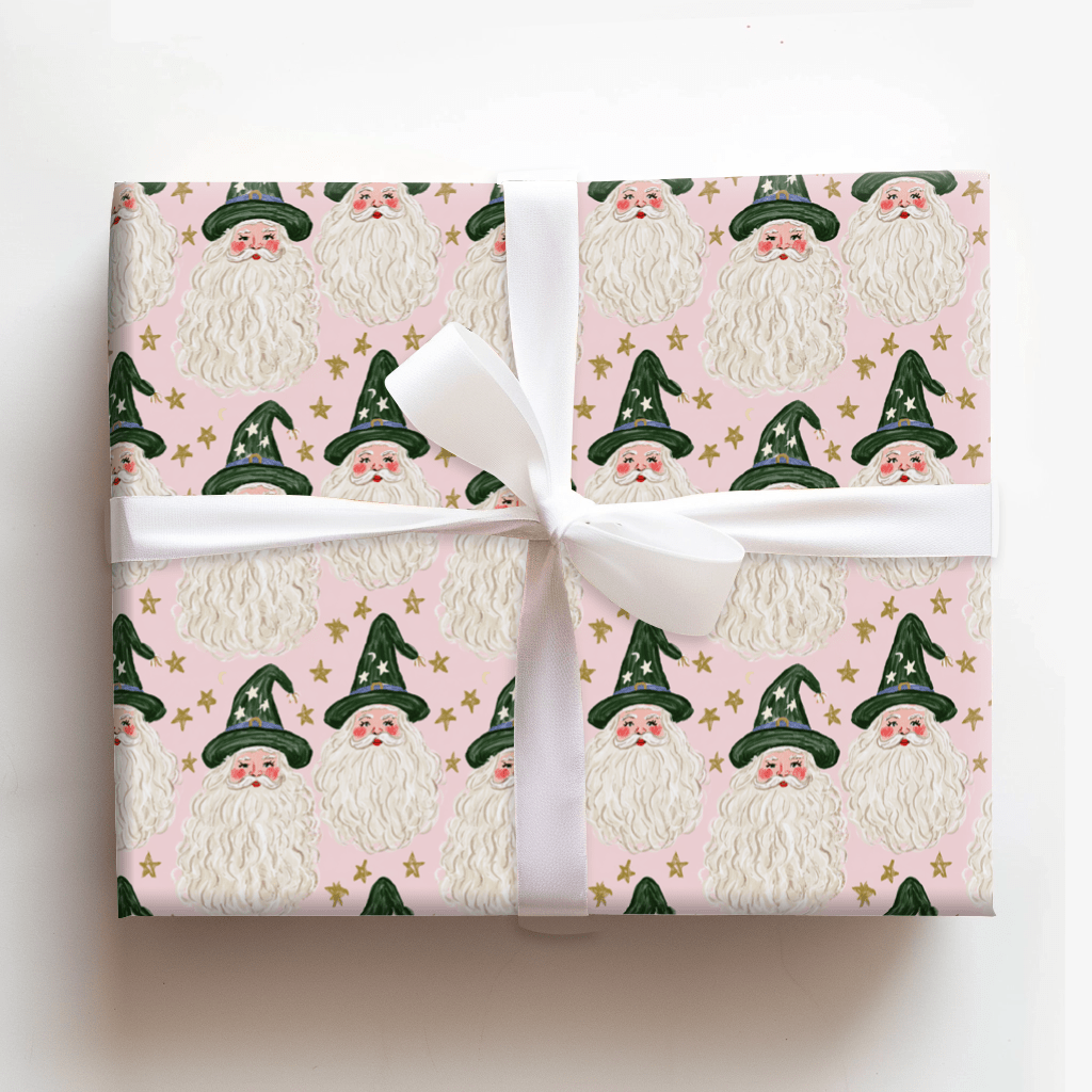 Spellbound Santa - Wrapping Paper - Aspen & Arlo