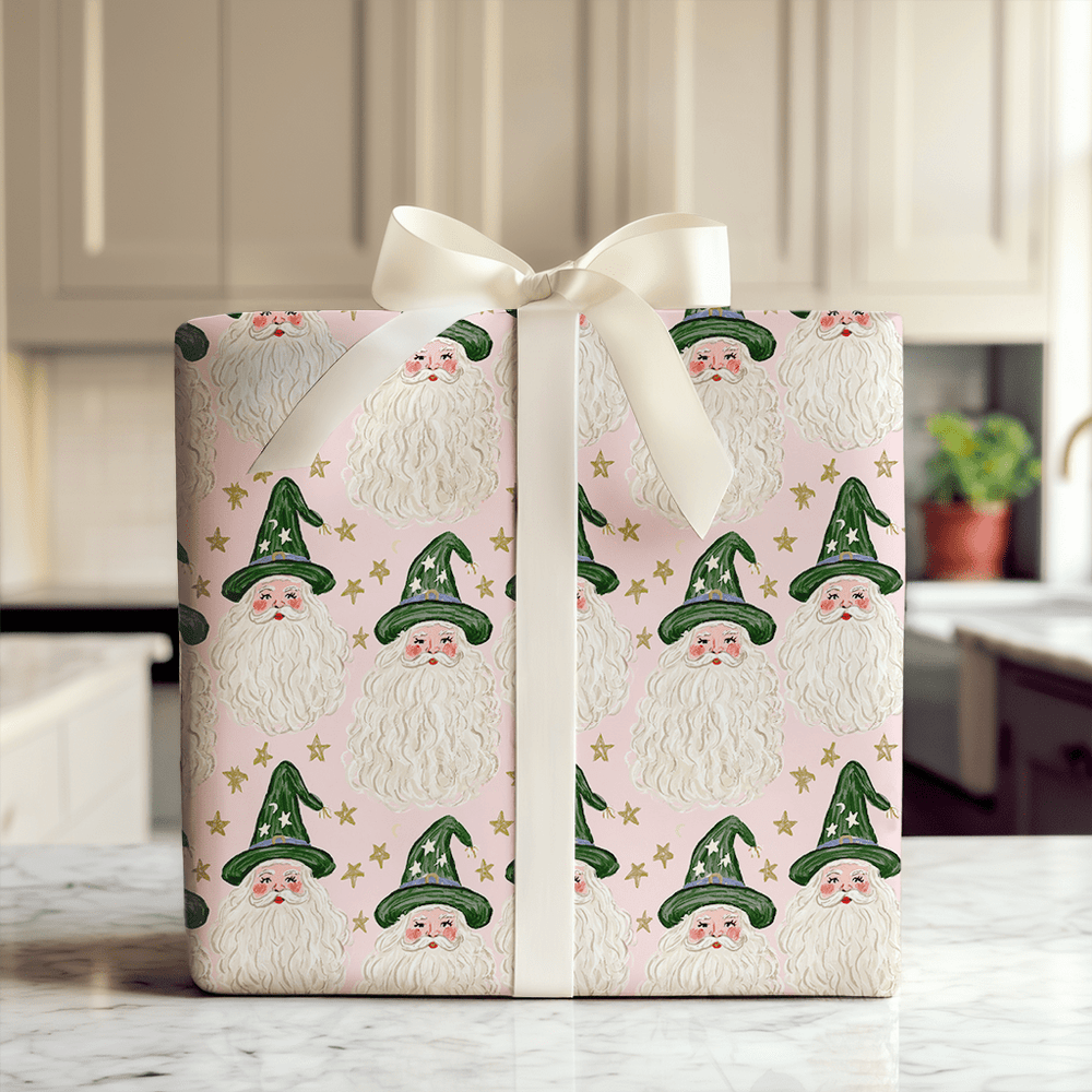Spellbound Santa - Wrapping Paper - Aspen & Arlo