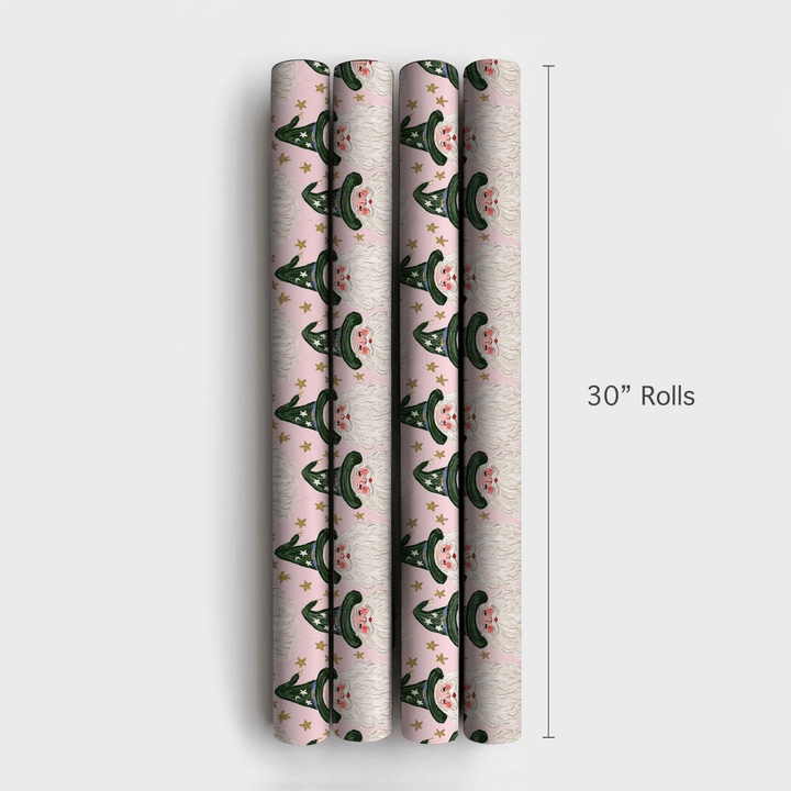 Spellbound Santa - Wrapping Paper - Aspen & Arlo