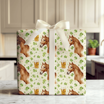 Brews with the American Quarter Horse - Wrapping Paper - Aspen & Arlo