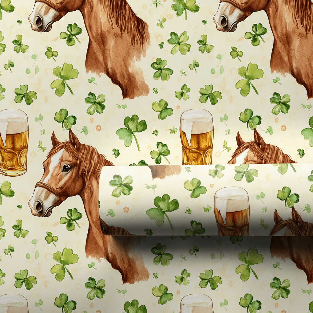 Brews with the American Quarter Horse - Wrapping Paper - Aspen & Arlo