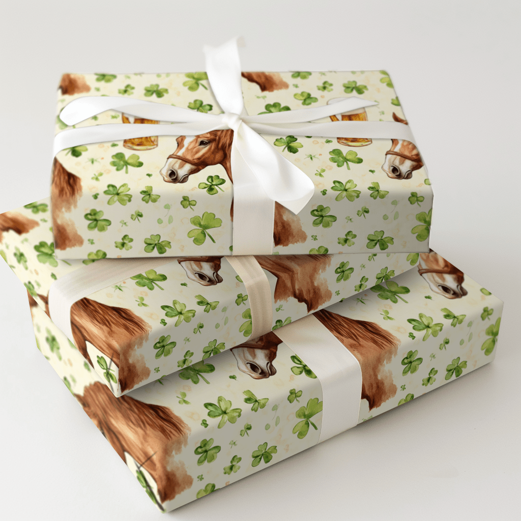 Brews with the American Quarter Horse - Wrapping Paper - Aspen & Arlo