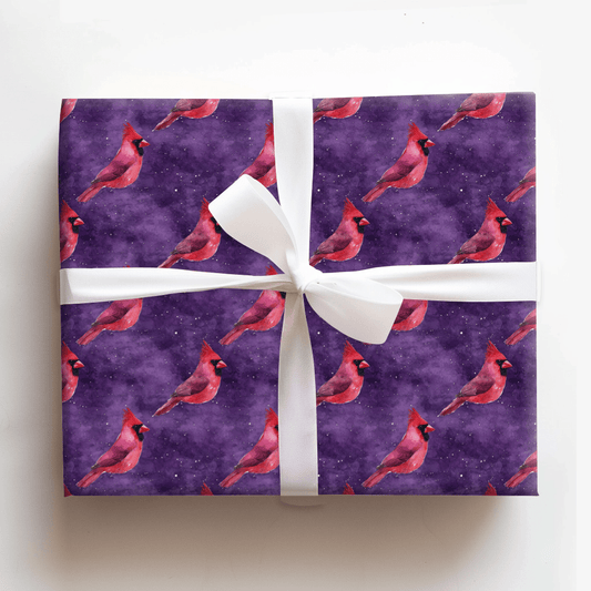 Purple Plumage - Wrapping Paper - Aspen & Arlo