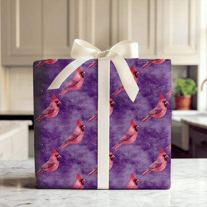 Purple Plumage - Wrapping Paper - Aspen & Arlo
