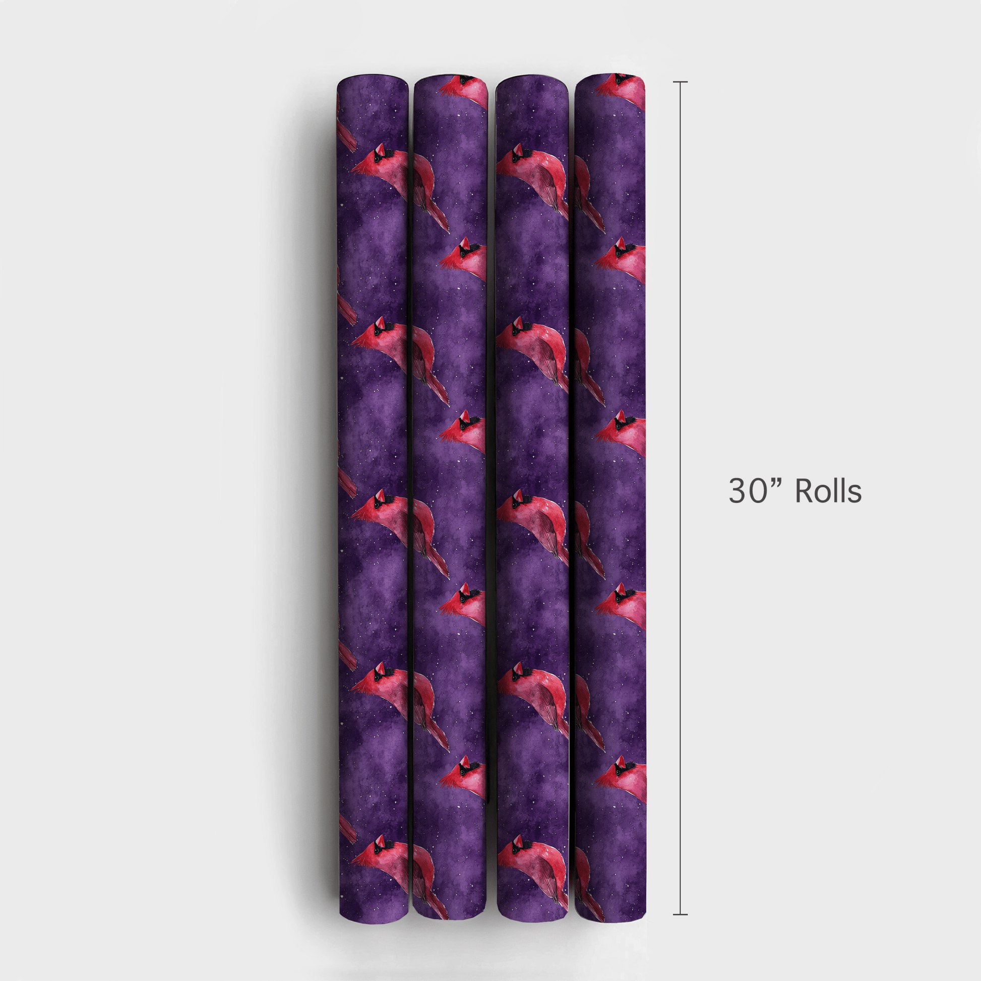 Purple Plumage - Wrapping Paper - Aspen & Arlo