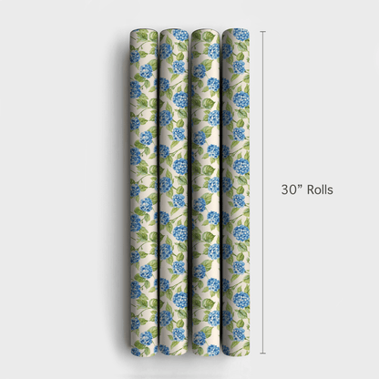Hoppy Hydrangeas - Wrapping Paper - Aspen & Arlo