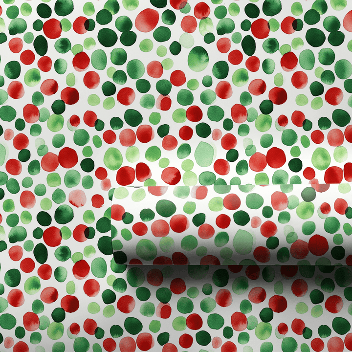 Dotty Christmas - Wrapping Paper - Aspen & Arlo