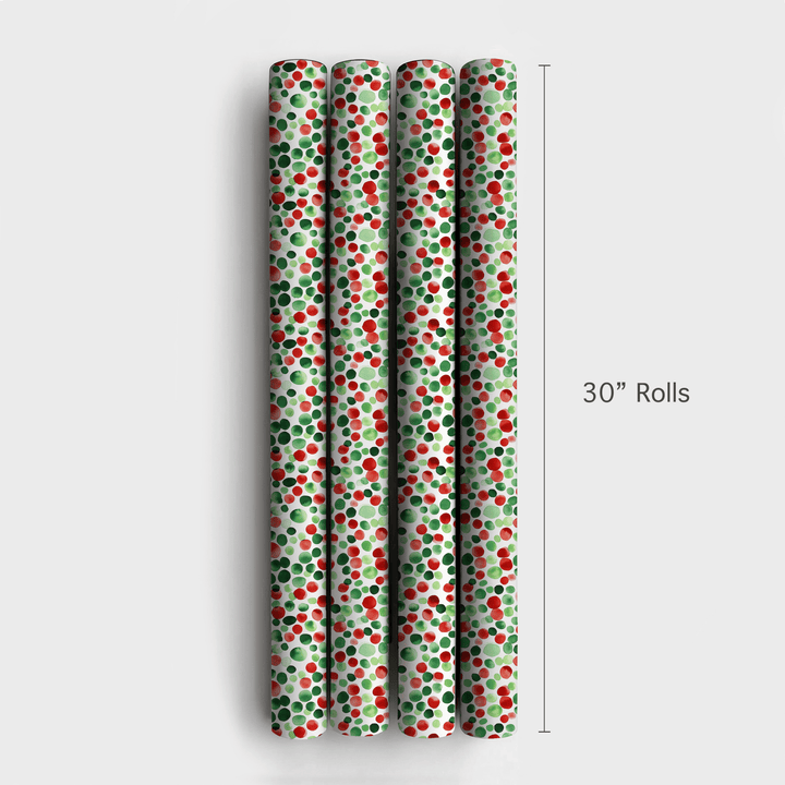 Dotty Christmas - Wrapping Paper - Aspen & Arlo