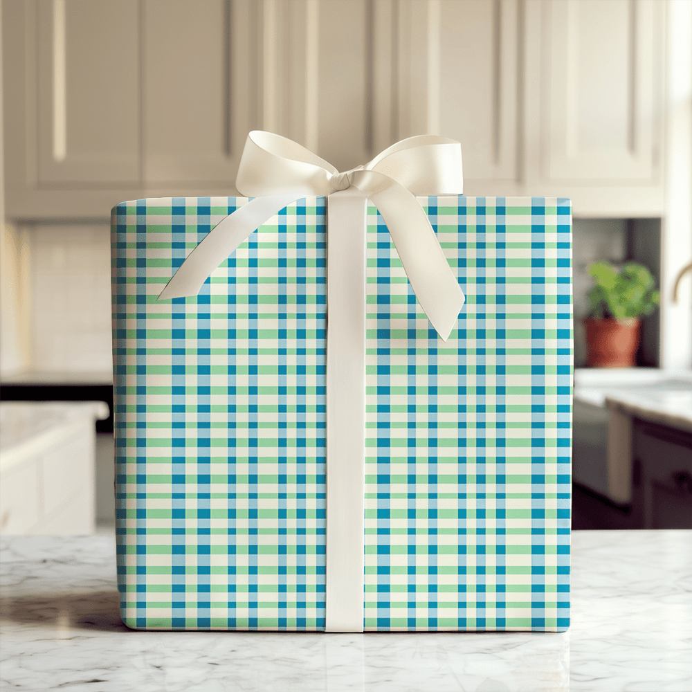 Spring Time Check - Wrapping Paper - Aspen & Arlo