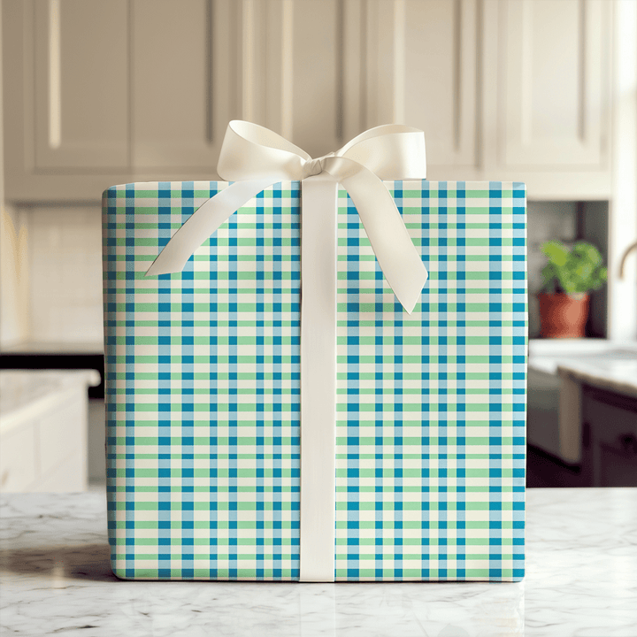 Spring Time Check - Wrapping Paper - Aspen & Arlo