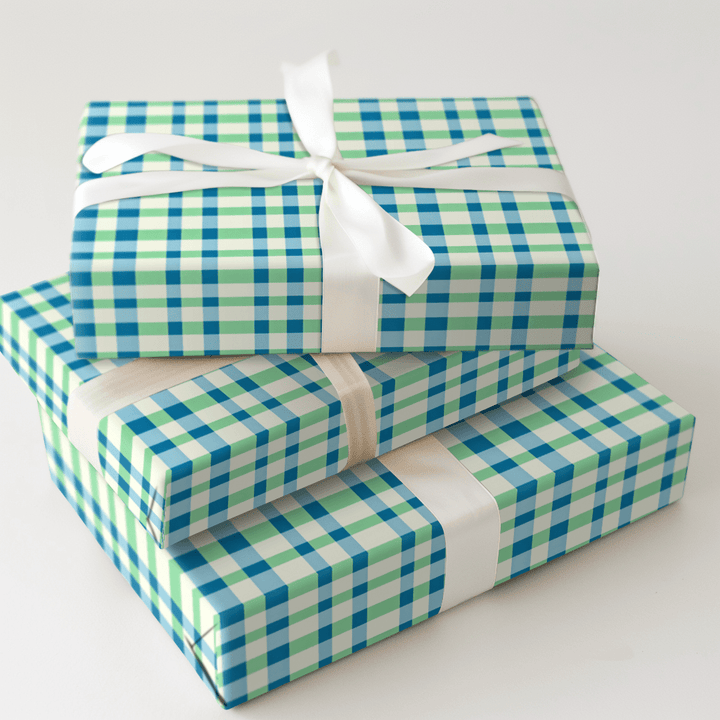 Spring Time Check - Wrapping Paper - Aspen & Arlo
