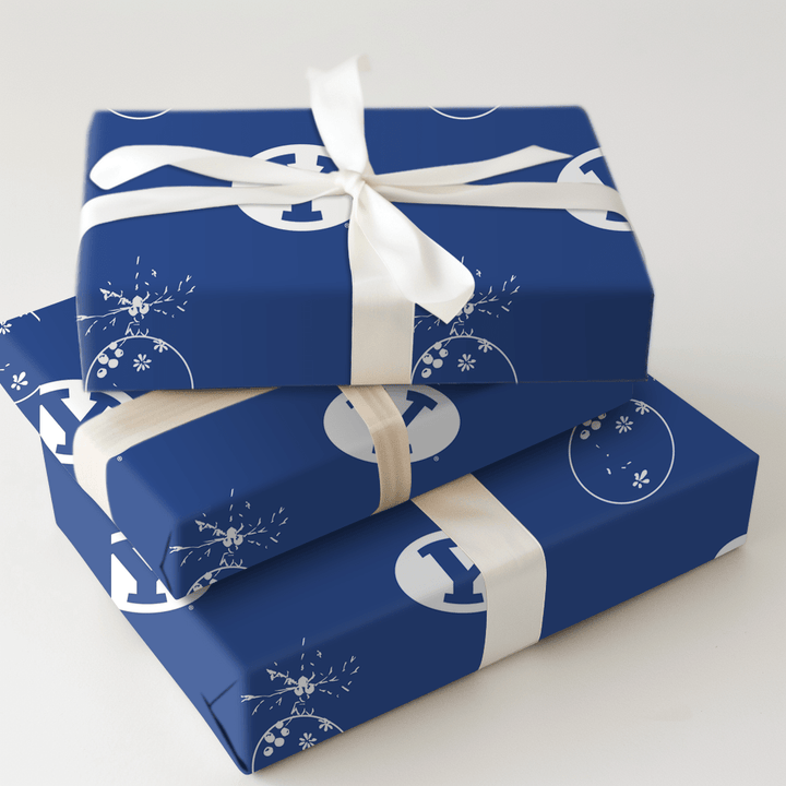 BYU Ornament - Wrapping Paper - Aspen & Arlo