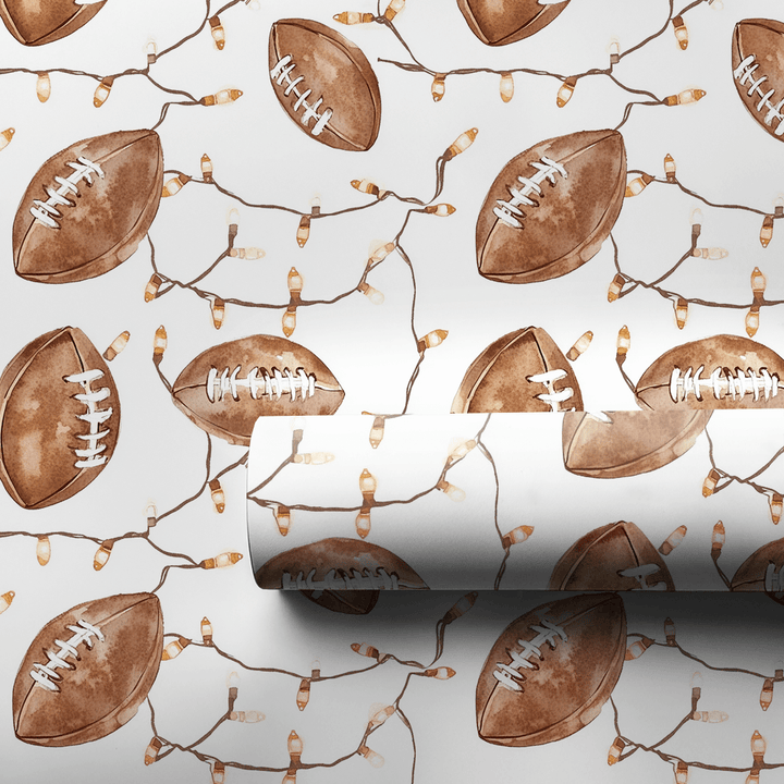 Touchdown Tinsel - Wrapping Paper - Aspen & Arlo