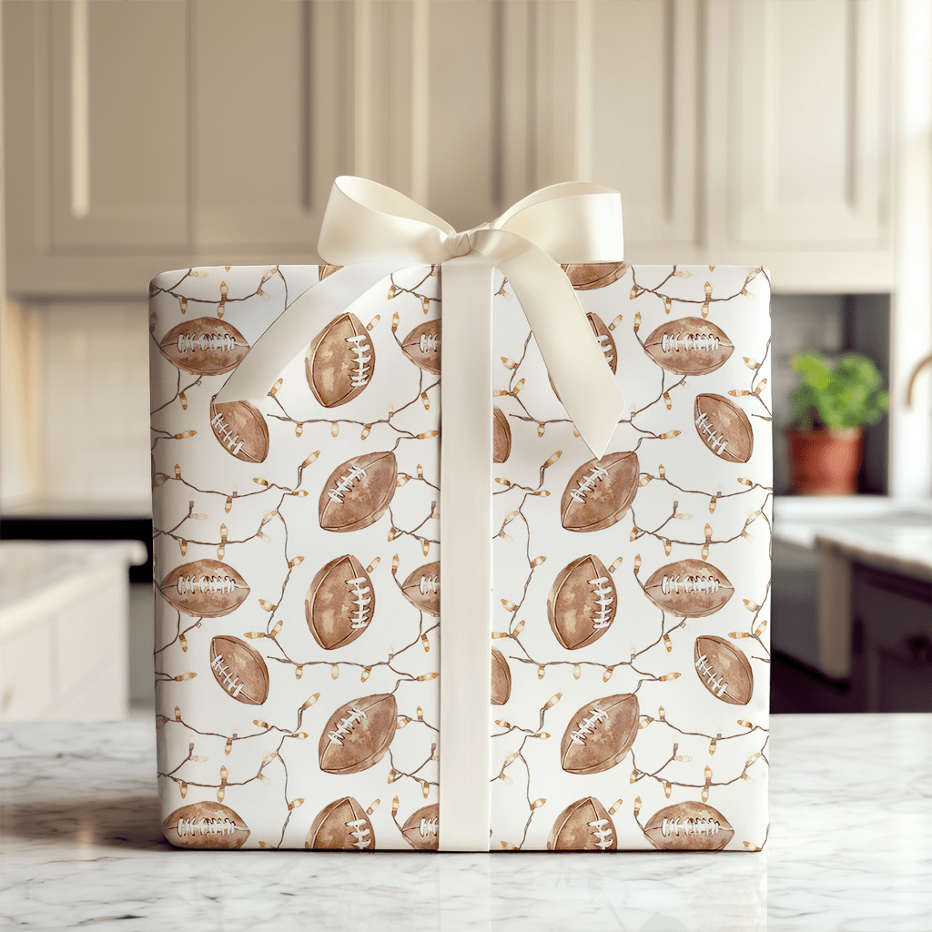 Touchdown Tinsel - Wrapping Paper - Aspen & Arlo