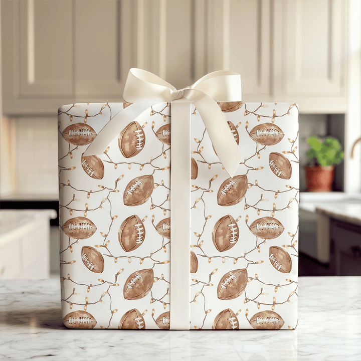 Touchdown Tinsel - Wrapping Paper - Aspen & Arlo